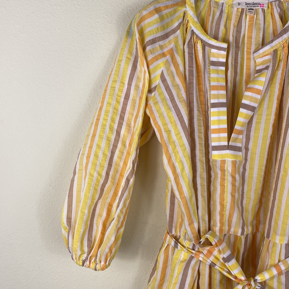 LemLem Bahiri Yellow Sunshine Dress. Size M. - Picture 3 of 7